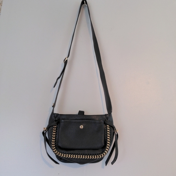 Coach Edie 31 Shoulder Bag Black Leather and Gold Chain Dust Bag Luxury Like New - Picture 3 of 14